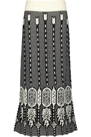 JOHANNA ORTIZ Energy Matrix midi skirt