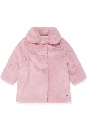 PAZ RODRIGUEZ Faux-shearling single-breasted coat