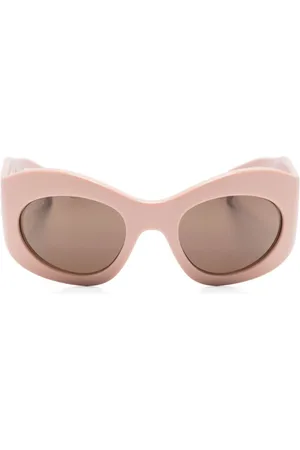 Gucci Tinted-lenses oval-frame sunglasses