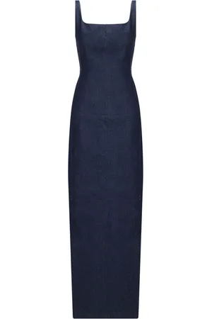 Jacquemus La Robe de-Nîmes Spoglio maxi dress