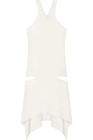 Courrèges Cut-out jersey mini dress