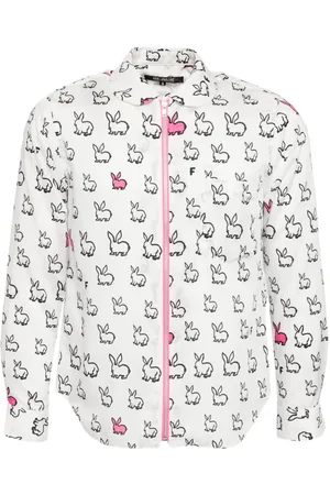 Comme des Garçons All-over rabbit printed shirt