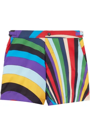 Puccini Iride-Print swim shorts