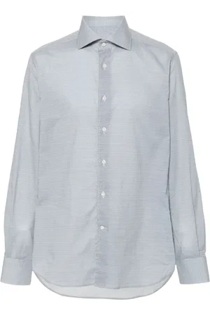 corneliani Geometric-pattern shirt