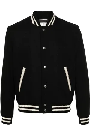 Saint Laurent Teddy varsity jacket