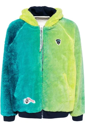 A Bathing Ape Ombré-effect fleece hoodie
