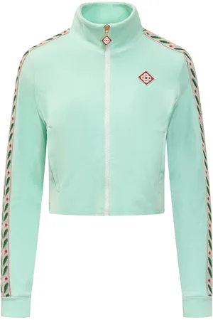 Casablanca Logo-patch cotton-blend sweatshirt
