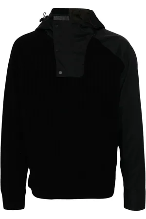 CROQUIS Panelled hooded jumper