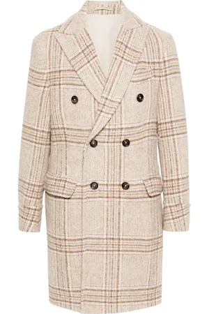 ELEVENTY Check-pattern coat