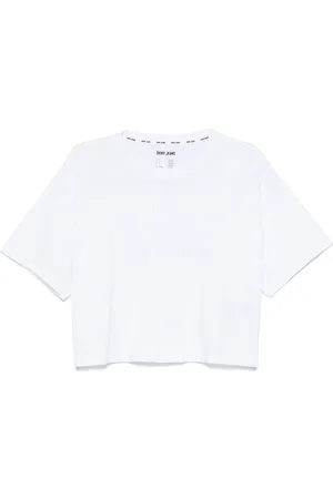 DKNY Embroidered-logo T-shirt