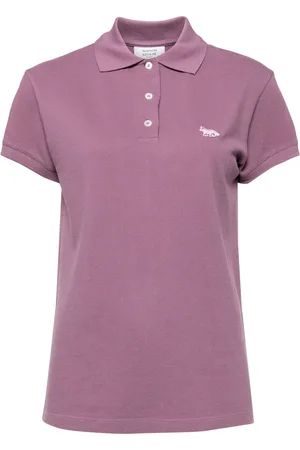 Maison Kitsuné Appliqué design polo top