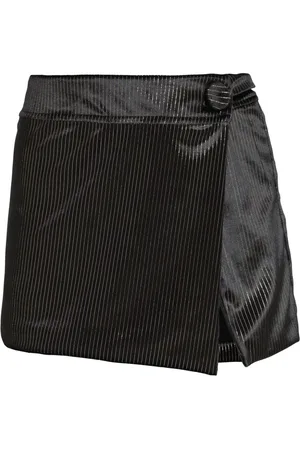 AMIR SLAMA Lurex-detail mini skirt