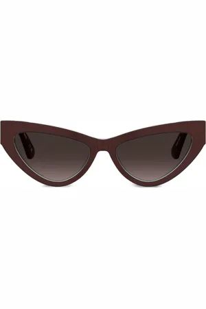 Moschino Logo-plaque sunglasses