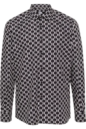 Karl Lagerfeld All-over logo print shirt