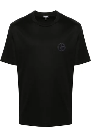 Giorgio Armani Embroidered-logo T-shirt