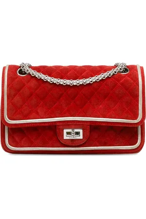 CHANEL 2016 Medium Suede Re-issue 2.55 Double Flap shoulder bag