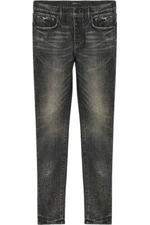 Purple Brand Washed-denim slim jeans