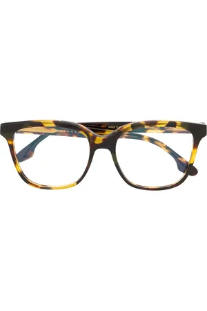 Victoria Beckham Rectangular tortoiseshell glasses