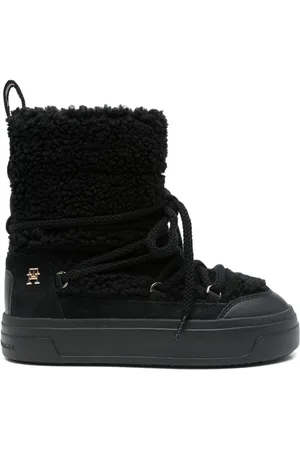 Tommy Hilfiger Faux-shearling ankle boots