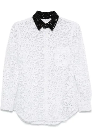 Comme des Garçons Guipure-lace shirt