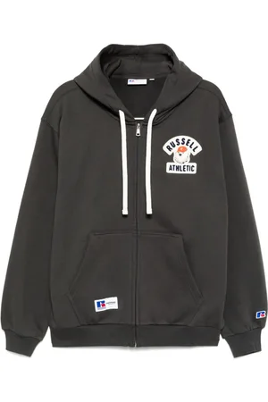 Chocoolate Logo-patched zip up hoodie