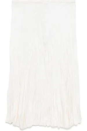 Michael Kors Satin charmeuse midi skirt