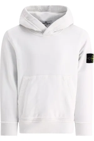 Stone Island Compass-badge cotton hoodie