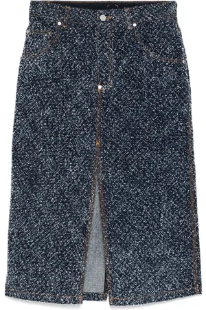 Stella McCartney Boucle denim skirt
