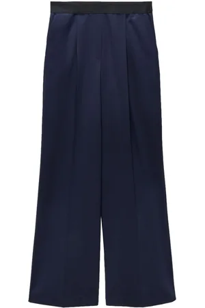 Msgm Logo-waistband tailored trousers