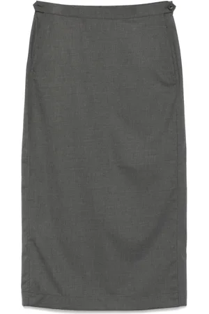 REMAIN Suiting midi skirt