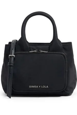 Bimba y Lola Small logo-lettering tote bag