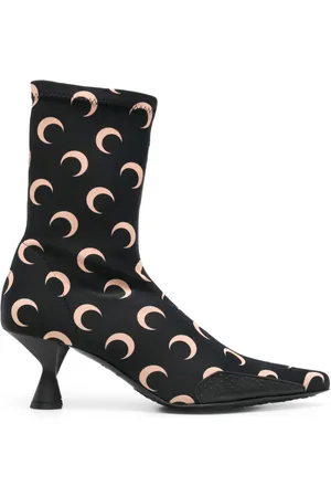 Marine Serre 60mm moon-printed jersey boots