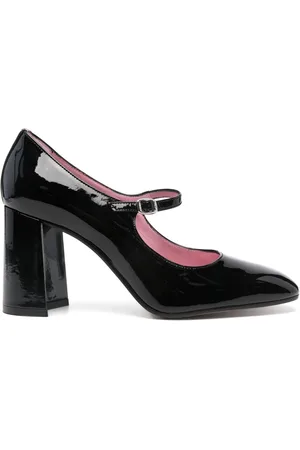 Carel 75mm leather pumps
