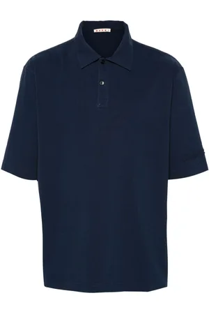 Marni Logo-patch polo shirt