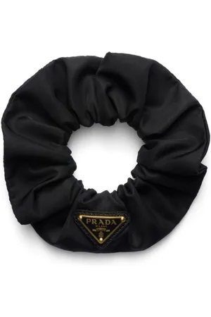 Prada Triangle-logo re-nylon scrunchie