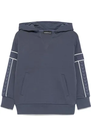 Emporio Armani Embossed-logo hoodie