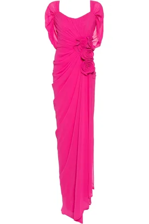 Ana Radu Floral-appliqué maxi dress