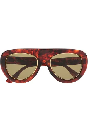 Gucci Tortoiseshell pilot-frame sunglasses