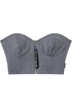 Twin-Set Bustier-neck top