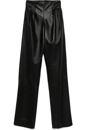 Ludovic De Saint Sernin Kale leather trousers