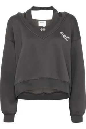 Musium Div. Layered neck hoodie