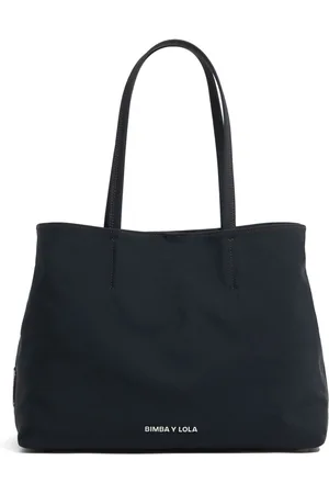 Bimba y Lola Large Gabardine Chihuahua tote bag
