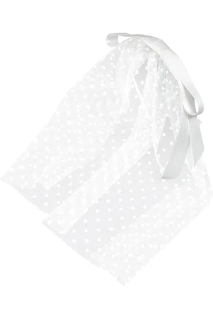 Jennifer Behr Gracen silk bow voilette