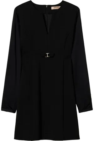 Twin-Set Bow Oval T mini dress