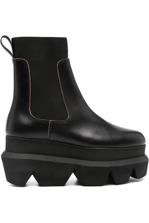 SACAI 80mm Chelsea leather boots