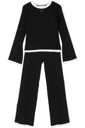 Twin-Set Ribbed trousers set