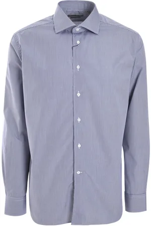 corneliani Mini-checked shirt