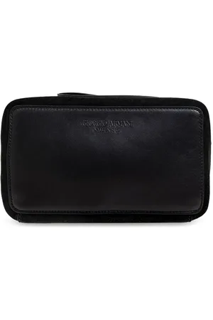 Giorgio Armani Leather wash bag