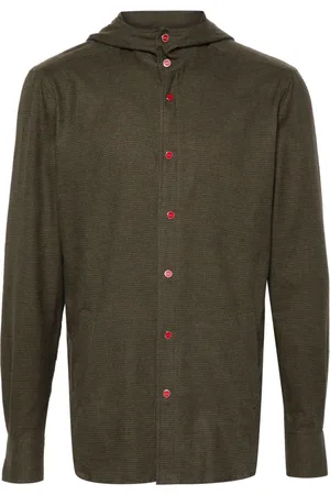 Kiton Houndstooth-pattern hoodie