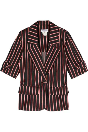 Saint Laurent 1980s striped cotton blazer